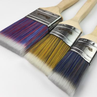 China Varnish short wooden handle for wall paintbrush for sale