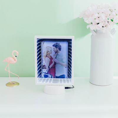 China Wholesale Mirror Outlet Price Photo Frame Ornaments Kids Led Light Photo Frame for sale