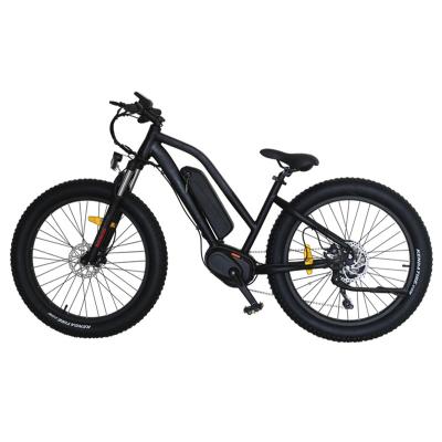 China 26 Inch Fat Tire Beach Mountain Cruiser Electric Bicycle Multifunctional Adult Mid Bike Scooter for sale