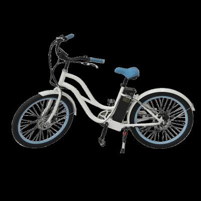 China 36v standard 26 inch women's electric bicycle city beach electric lady's e-bike for sale