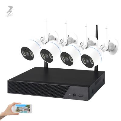 China Wifi Camara De Seguridad Vision Nocturna Full Ip Outdoor High Sensitive System CCTV Wireless System 4 Set Full Price CCTV Camera Price In Nepa for sale