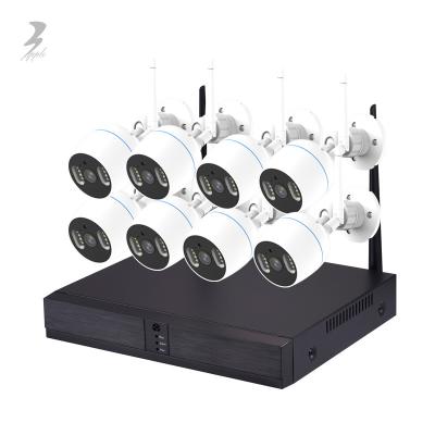 China Wifi Camaras De Seguridad Surveillance 5Mp Wifi New 2021 Auto Outdoor Auto Tracking System Camhi Ptz Nvr 8 Channel IP Camera Model for sale