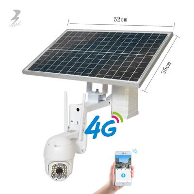 China Human Motion Tracking New Design Panel Support And Wifi Ptz 30X Zoom CCTV Solar Camera 4G for sale