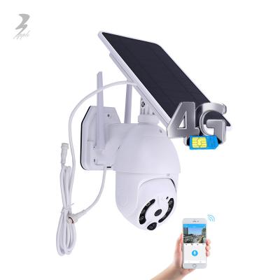 China Hot Selling NIGHT VISION Rechargeable Surveillance With Modem Outdoor Sim Card Powered Solar Camera 4G Ptz System for sale