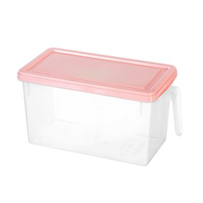 China Wholesale Transparent Sealed Plastic Viable Best Selling Refrigerator Storage Box Drawer Type Storage Box for sale