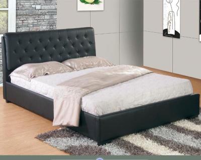 China Modern Classic wooden PU  modern bed design furniture for sale