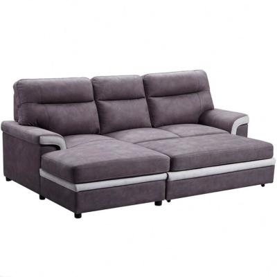 China Convertible Chesterfield leather lounge sofa set sectional sofa pullout bed living room furniture sets for sale