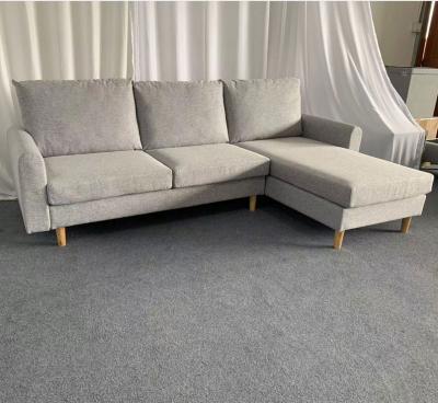 China Tufted corner fabrics 2 seater modern sofas for sale