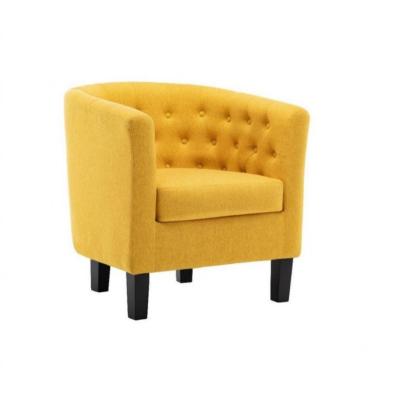 China Other European  Style Design Dining Upholstery Chair Commercial Restaurant Chair fabric Sofa Barrel Chair for sale