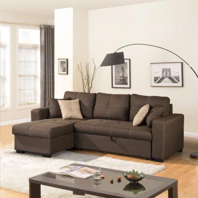 China Convertible Brown sectional sofa for livingroom set high quality couch and sofa bed for sale