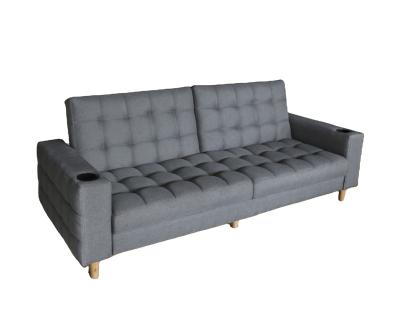 China Adjustable (height) Modern multifunctional sofa cum bed folding living room furniture with cup holder for sale