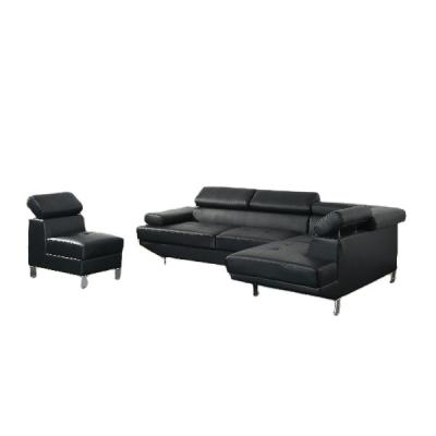 China Adjustable (height) National Wholesale Furniture 712Pu Blk Right And Left Facing Chaise for sale