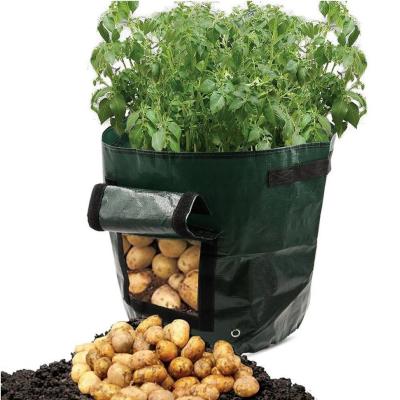 China Small price 1-400 gallon waterproof heavy duty large plant seedling grow bags pot garden tools potato strawberry seedling growing pots for sale