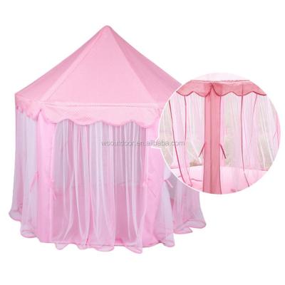 China Soft Toy Kids Play House Princess Tent - Indoor Hexagon Pink Castle Play Tent for Girls for sale