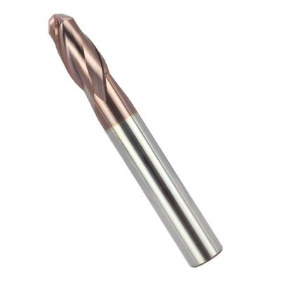 China Good Price Aluminum And Steel New Type 55 Degree Knife TAPC Ball Knife Purple Coated End Mill for sale