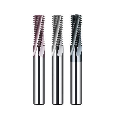 China Tungsten Cobalt Alloy Integral Alloy Coating Hardening Full Thread Milling Cutter For Aluminum CNC CNC for sale