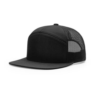 China breathable & Summer Empty Simple Waterproof Mesh Trucker Cap Men Robber And Animal PU Trucker Hat LOGO Snapback Caps Hot Sale for sale