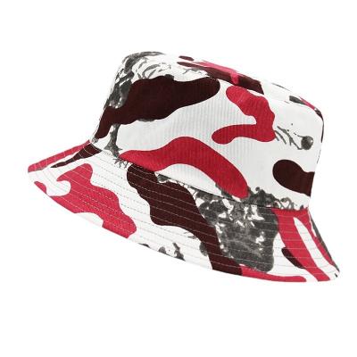 China Factory price cotton COMMON custom colorful twill printed outdoor sport forest fisherman camouflage army bucket hat for men for sale