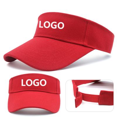 China JOINT Professional Running Hot Sell Sun Visor Custom Embroidery Logo Sun Visor And Cloth Summer Sun Visor, Custom Empty Sun Visor Top Hat for sale