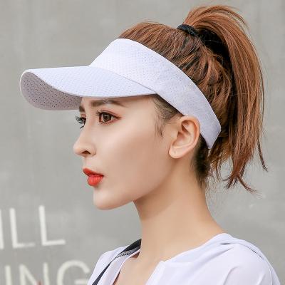 China COMMON Wholesale Manufacturing Custom Logo Sublimation Outdoor Beach Adjustable Quick Dry Fit Sun Hat Visor Hats For Women Men for sale