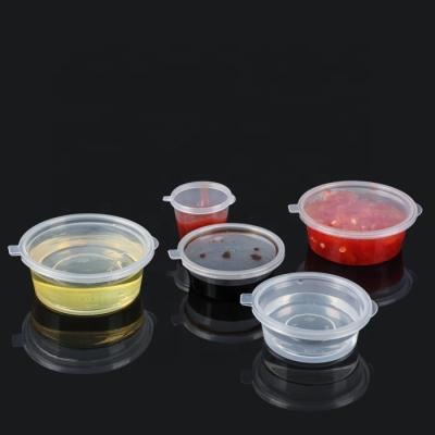 China 0.75/1/1.5/2/3/4/5oz Capacity Plastic Sauce Multi Cup Microwavable for sale