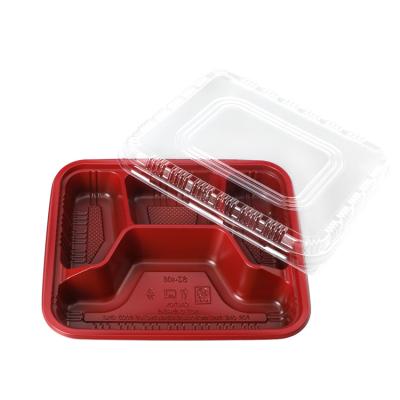 China Microwavable Disposable Plastic Food Container Take Away Plastic Microwave Takeaway Food Containers for sale