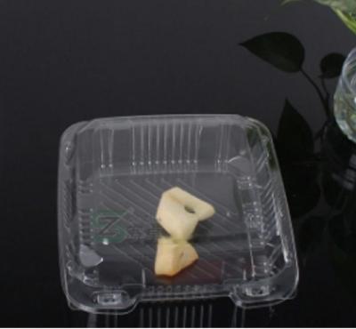 China Factory Sale Sustainable PET Fruit Salad Packaging Boxes With Lockable Lid BPA Free SZ-114 for sale