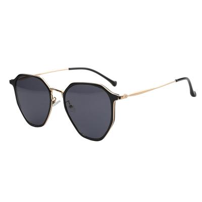 China Fashion Sunglasses MS018 Metallic Size AC PC Freestyle Eyes Top Sunglasses Brands for sale