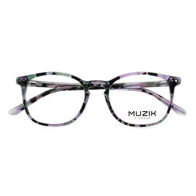 China From reading glass brand designer glass acetate optical frame LA027 for sale