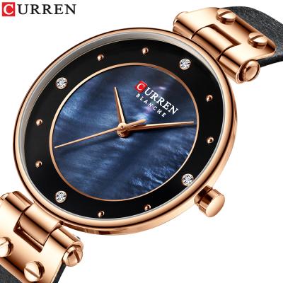 China CURREN 9056 Fashion Quartz Waterproof Women Watch Ladies Leather Charm Lady Watches Relogio Feminino Elegant Dress for sale