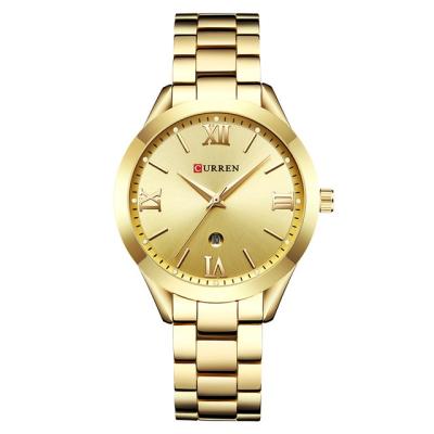 China CURREN 9007 day/date women watch brands fashion minimalist design bracelet quartz watches women wristwatches for sale