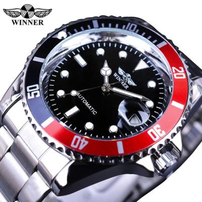 China Design Automatic Mens Sports Watch Winner Date Mechanica Watches Automatic Skeleton Wrist Montre Homme Brand Watch Top Luxury Men Clock for sale