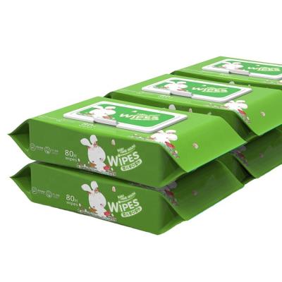 China No Preservatives Korea Odorless High Quality Eco Friendly Organic Disposable Baby Wet Wipes for sale