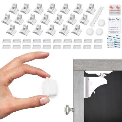 China Premium High Quality Eco-friendly Safety Magnetic Lock Drawer Safety Baby Sale Baby Cabinet Locks for sale