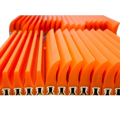 China Conveyor Belt Scraper Polyurethane Product Duro 90A Polyurethane Scraper Blade for sale