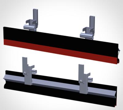 Chine Double système de Skirtboard de bande de conveyeur de panneau de jupe de joint d'uréthane en caoutchouc à vendre