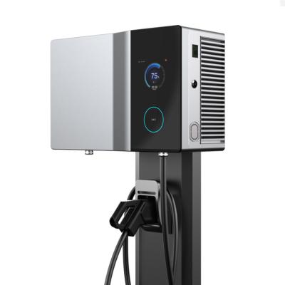 China Public / Commercial Places 30KW Dual Connector Output Electric Car CCS CHADEMO EV Charging Station Combo DC for sale