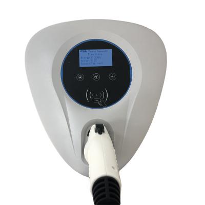 China Hospital EVSE 7.6KW Wallbox Charging Station Type 1 For SAE j1772 Intake Electric Car for sale