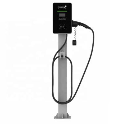 China EU Market IEC 61851 Standard 16A 32A OCPP EVSE Public Type - 2 Plug EV Charger 22KW evse for sale