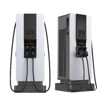 China CE Fast Public/Commercial Approval 120KW 200A 550V EV DC Fast Charger With 3 Connector CCS CHAdeMO Type2 for sale