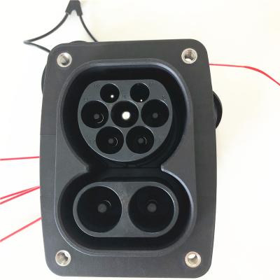 China European Electric Vehicles 200A 150A 125A 80A 1000V - 2 Charging DC EV Inlet CCS Combo Type for sale