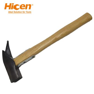 China Roofing Hammer Hicen New Wood Handle Carpenter's Roofing Hammer for sale