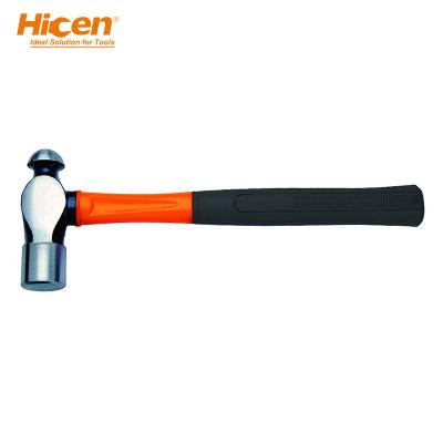 China Machinist Hammer Hicen Safety Ball Pein Hammer With Fiberglass Handle for sale