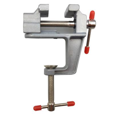 China Clamp Hicen Mini Aluminum Bench Table Swivel Lock Clamp Vice Small Jewelers Hobby Clamp for sale