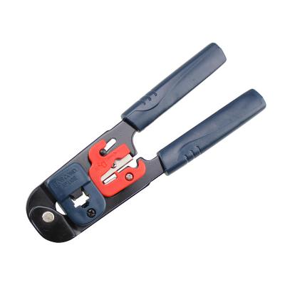 China Portable Hicen 200MM 8P8C RJ45 Telecom Connector Dual Modular Crimping Pliers for sale