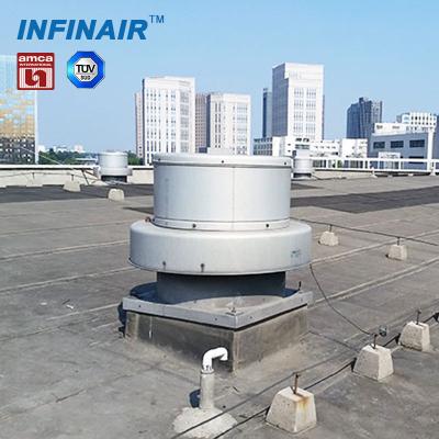 China Explosion/fire resistant roof top & Large Smoke Airflow Centrifugal Roof Mounted Exhaust Fan With AMCA Certificates for sale