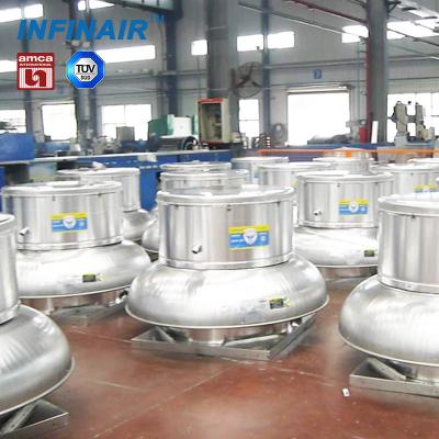 China Explosion/fire resistant roof top & Industrial Centrifugal Smoke Roof Fan For Fire Smoke Exhaust With TUV Certificates for sale