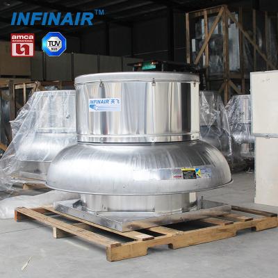 China Explosion/fire resistant roof top & Smoke High Temperature Smoke Removal Roof Fan With TUV Certificates for sale