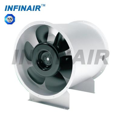 China fire & Two Speed ​​Smoke Fume Extraction INFINAIR Low Noise Galvanized Housing Fans Industrial nz for sale