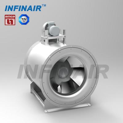 China Ducted fire & Smoke High Efficiency Explosion Resistant Mixed Flow Fan For Duct Ventilation for sale